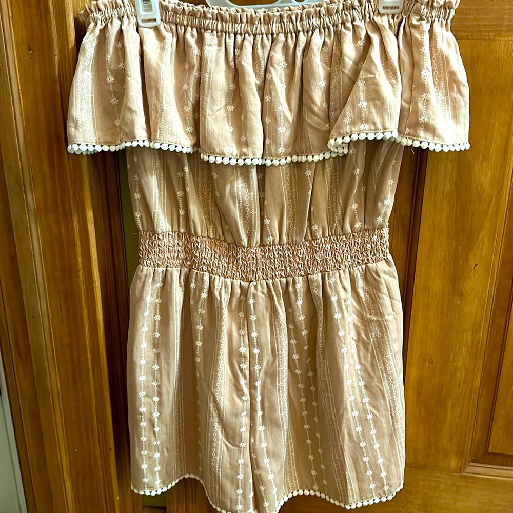 Beige Romper